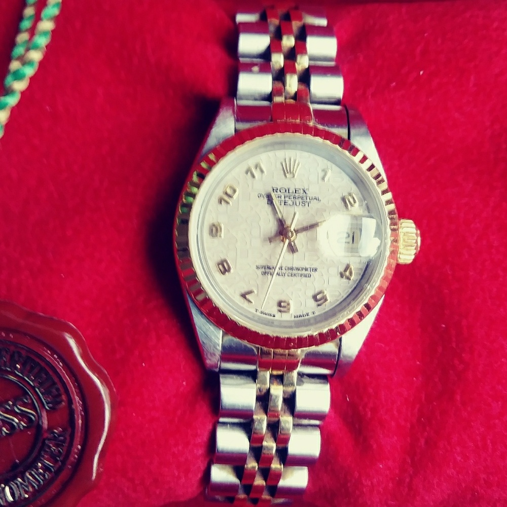 Rolex datejust womens watch AUTHENTIC